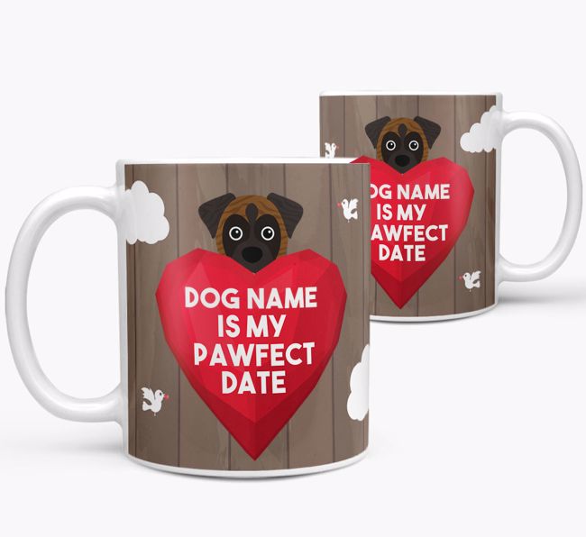 'Pawfect Date' - Personalised {breedFullName} Mug